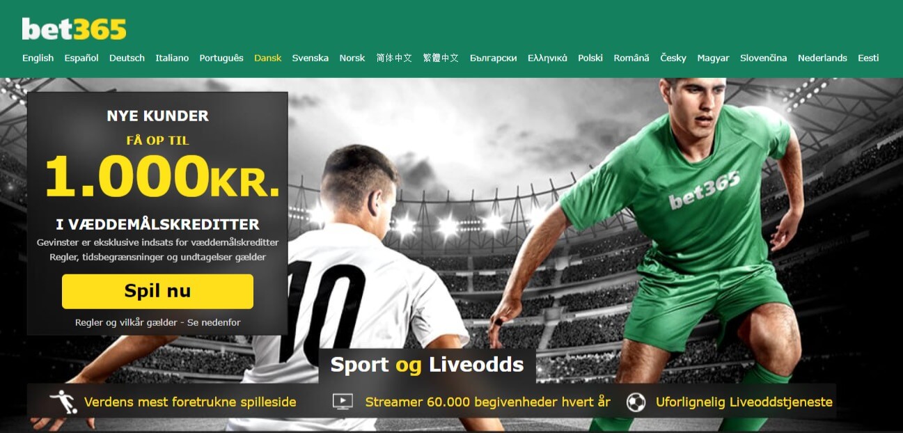 10 DK Bet 365 Tilbud