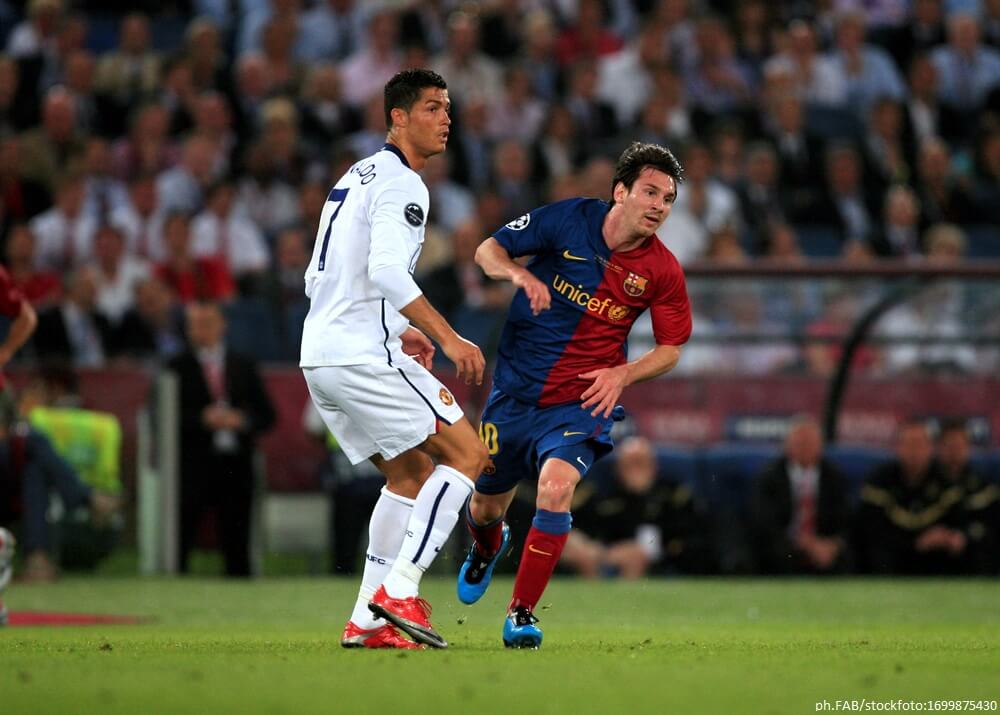 Lionel Messi og Cristiano Ronaldo