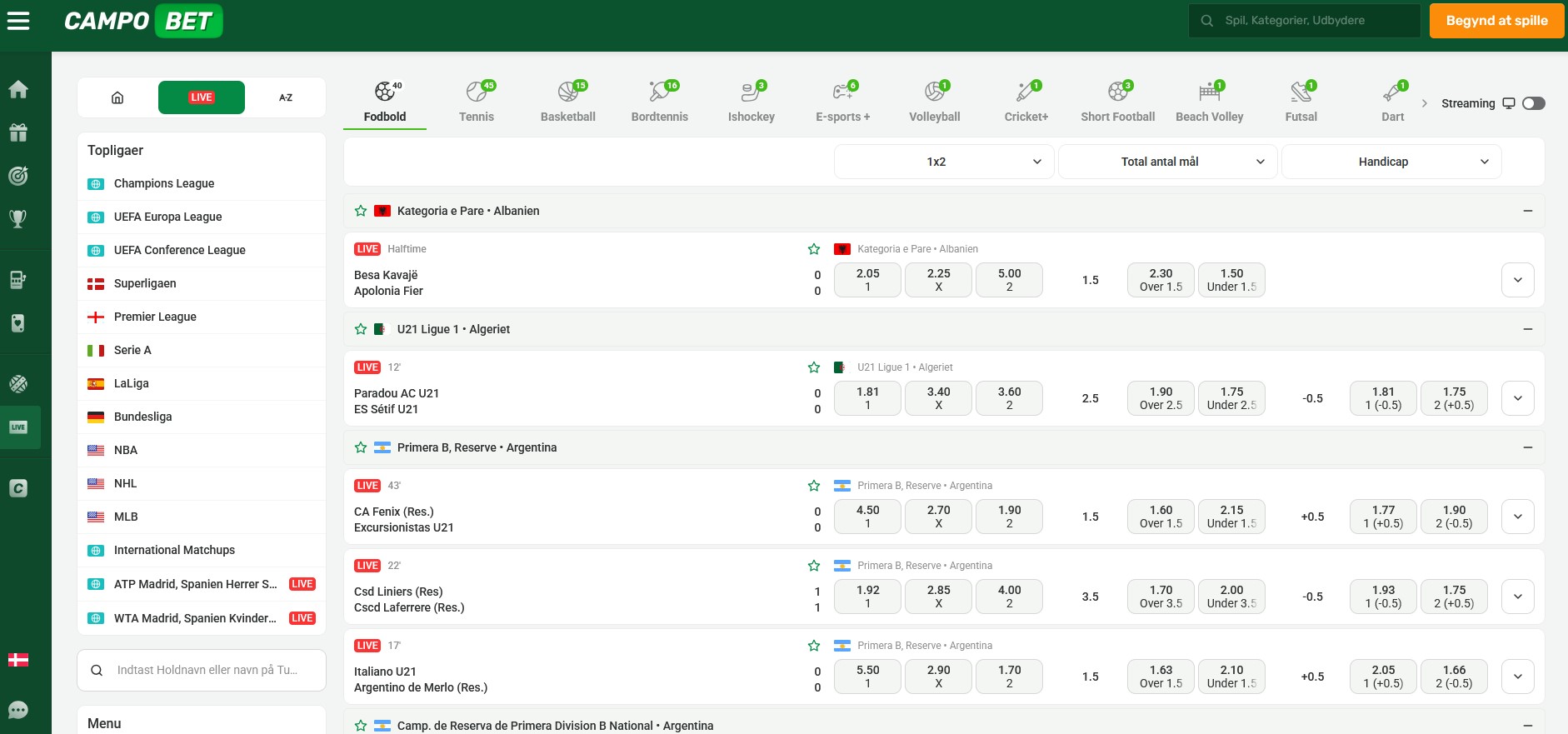 Campobet DK Live